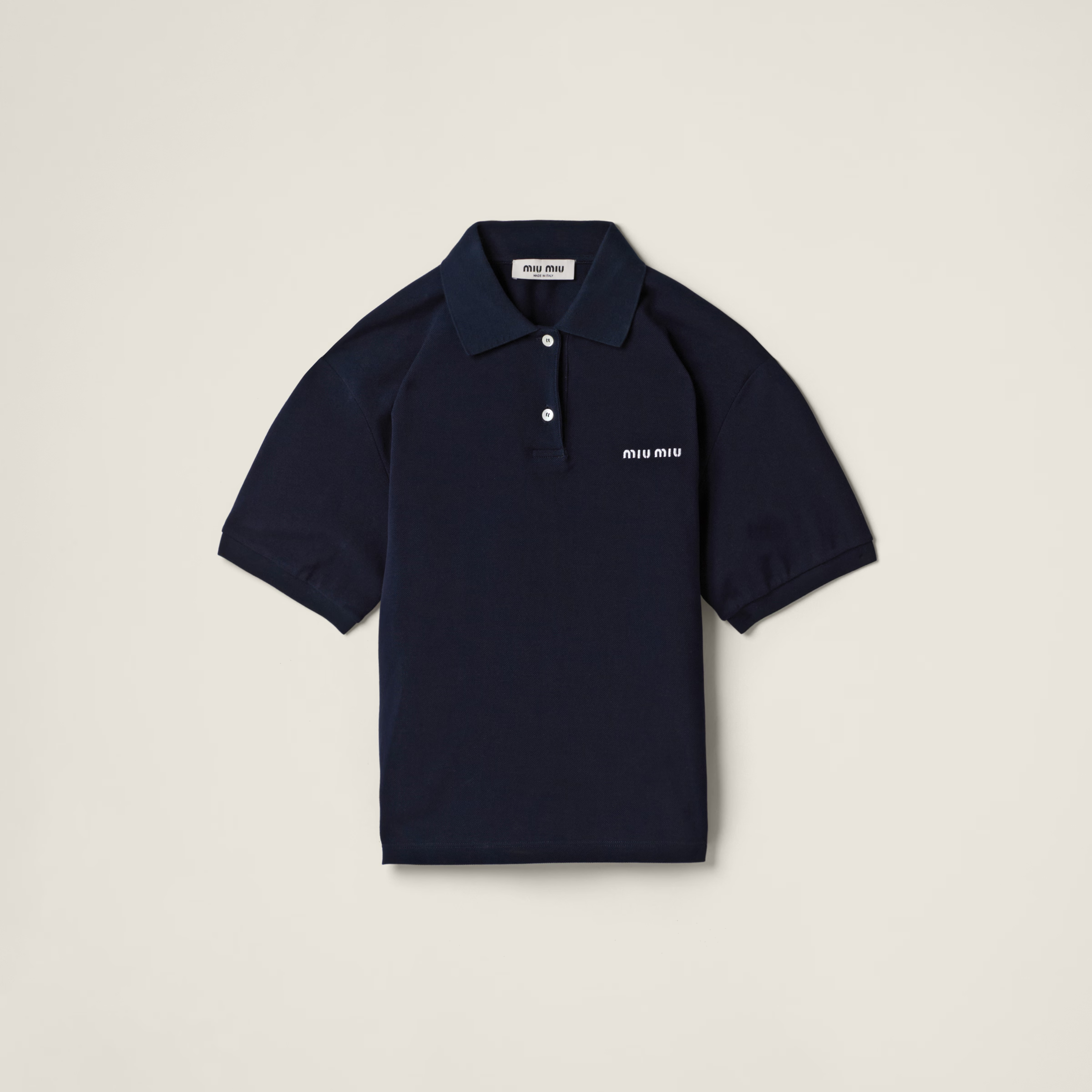 Miu Miu Polo in cotone piquet