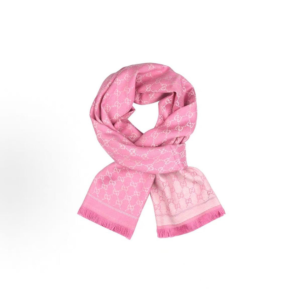 Gucci Double G Double-Sided Wool Scarf